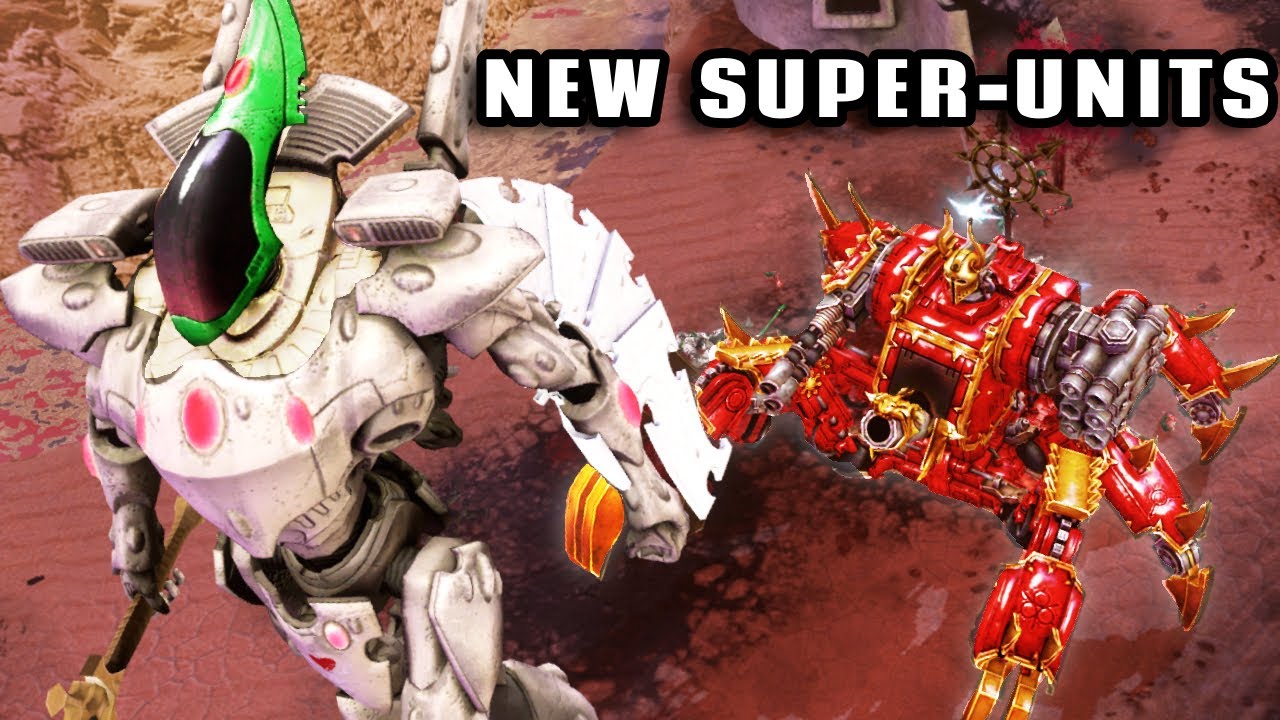 NEW UPDATE: Chaos Defiler vs Eldar Wraithknights - Codex Mod, WH40k: Dawn of War 2: Retribution