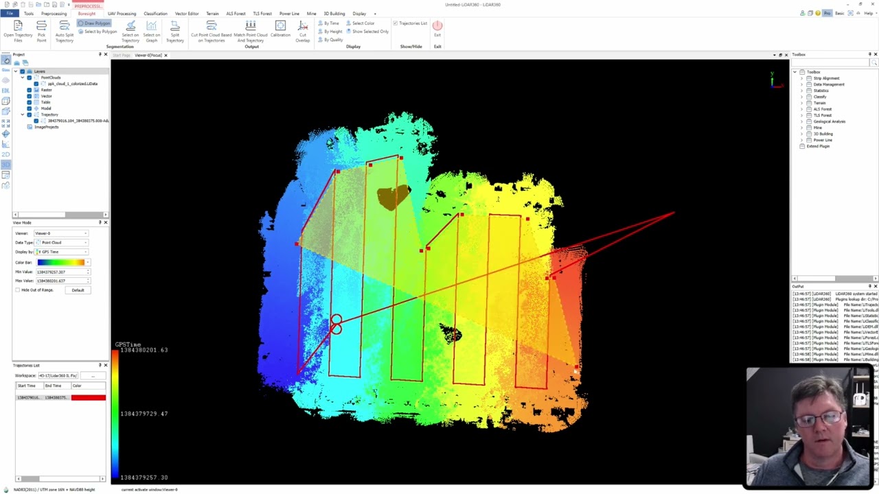How to do Lidar360 Strip Alignment with Inertial Labs XT32 Dataset