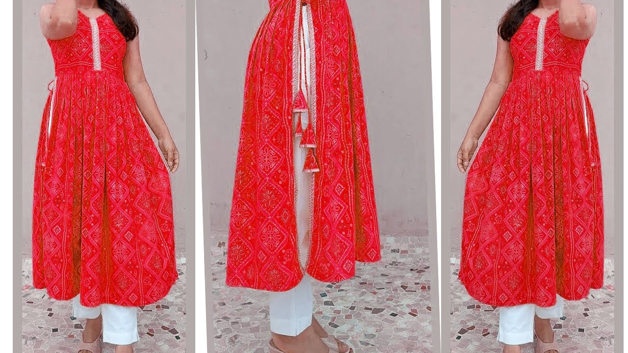 [ঈদ স্পেশাল] New Designer Naira cut Kurti Cutting And Stitching bangla/নাইরা জামা কাটিং ও সেলাই