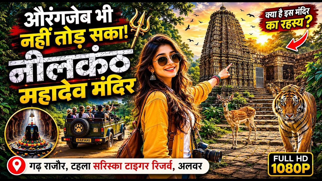 औरंगजेब भी नहीं तोड़ सका इस मंदिर को |सरिस्का के खतरनाक जंगल में स्थित नीलकंठ महादेव Neelkanth Madev