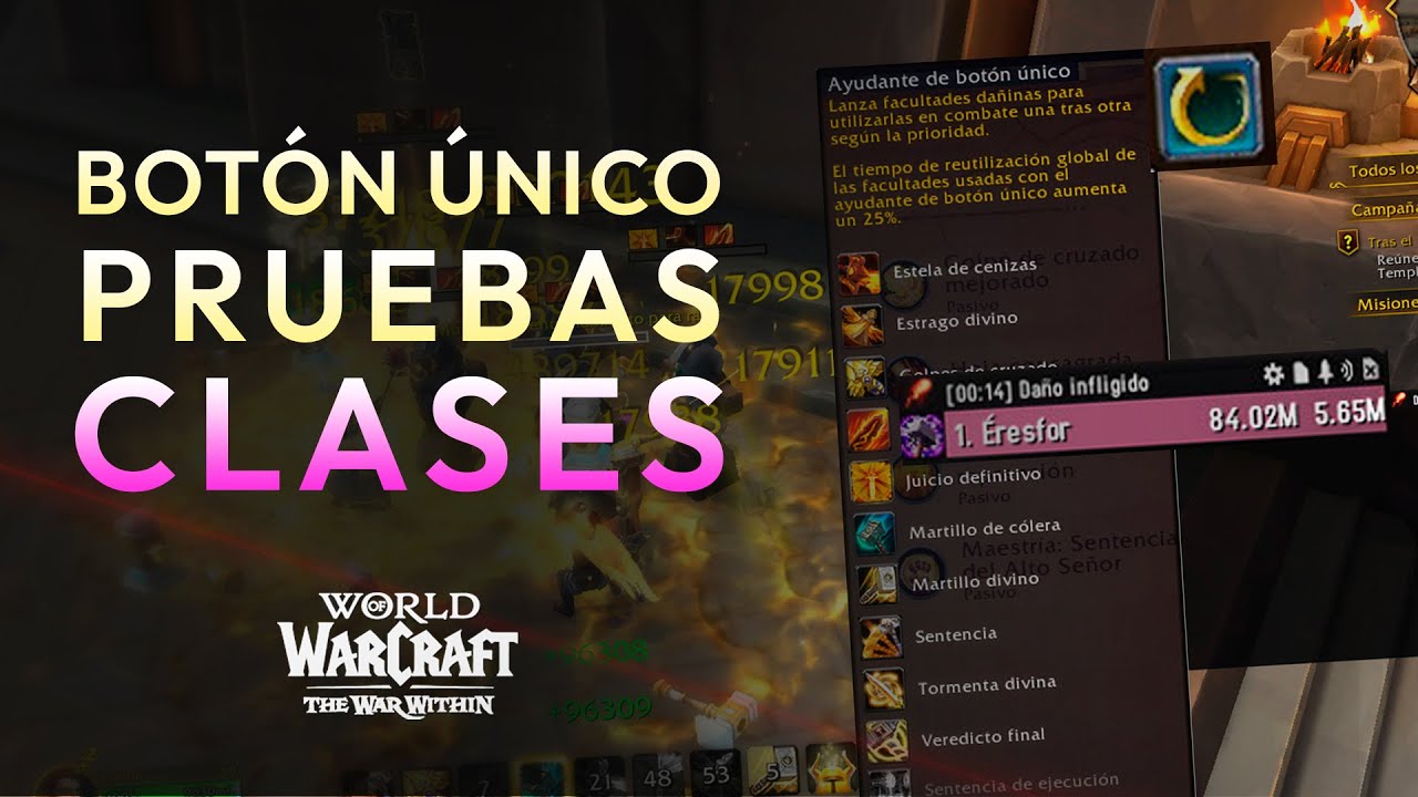 PROBAMOS el BOTÓN ÚNICO con DETAILS - World of Warcraft The War Within