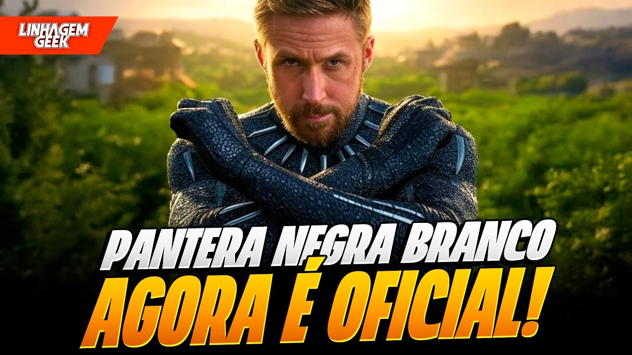 SOMOS A FAVOR! PANTERA NEGRA É OFICIALMENTE BRANCO!