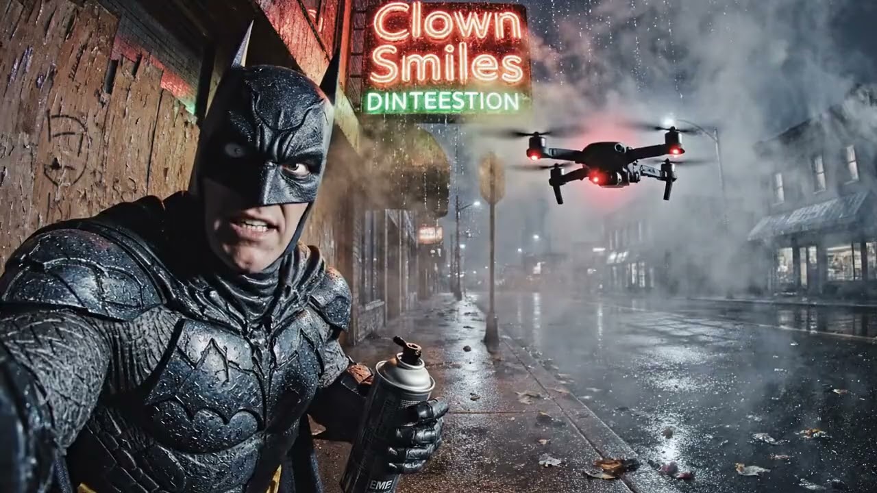 Batman Vlogs a Rooftop Drone Problem Like It’s a Minor Inconvenience