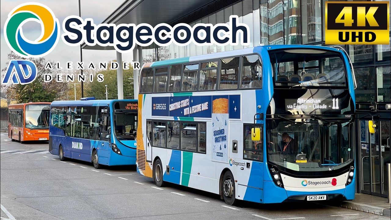 [Stagecoach Manchester: 11 Altrincham to Stockport via Wythenshawe & Cheadle] ADL Enviro400MMC 11537