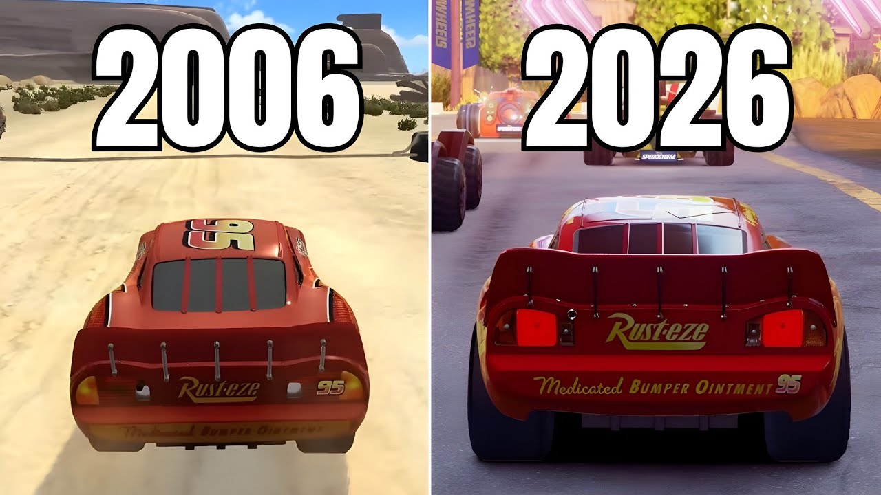 Evolution of Disney Pixar Cars Games [2006-2026]