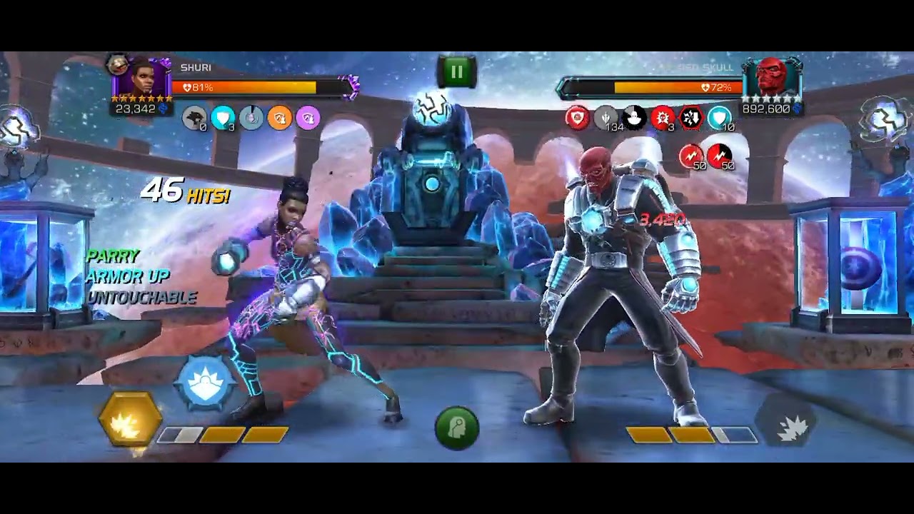 7 Star Shuri SOLOS Abyss Red Skull! - Marvel Contest of Champions