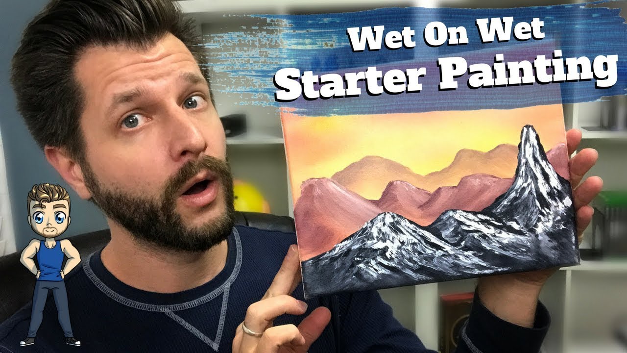 Wet on Wet Oil Painting for Beginners - Starter Painting