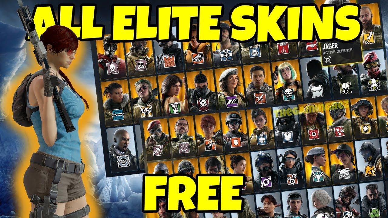 FREE  ELITE SKINS - RAINBOW 6 SIEGE