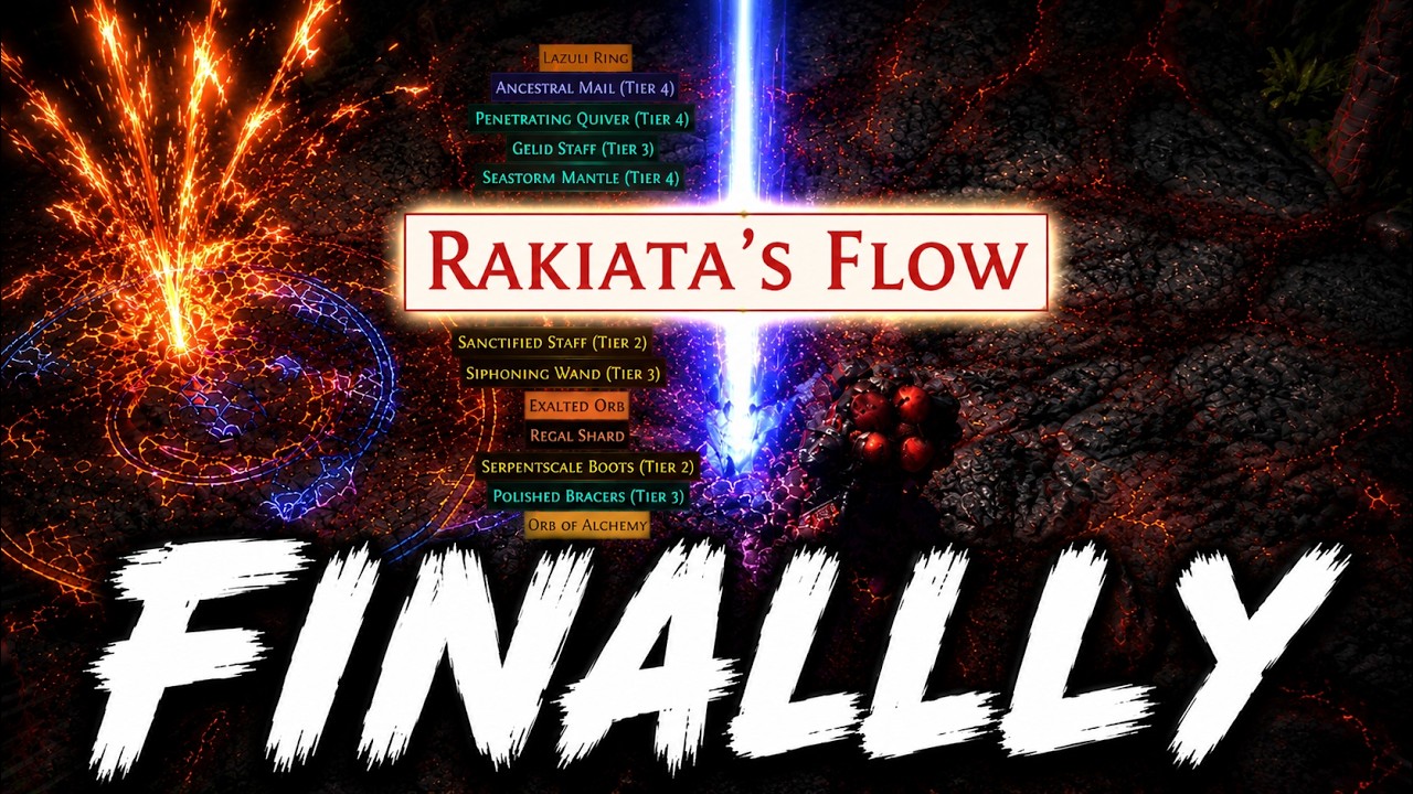 Rakiata's Flow FINALLY Dropped After 34 Maps In POE2