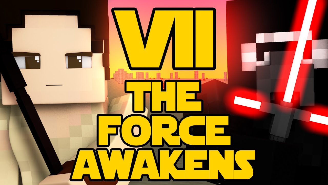 Minecraft Parody - STAR WARS: THE FORCE AWAKENS! - (Minecraft Animation)