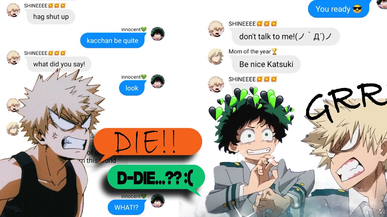 bnha/mha text...⛺ 🌳BakuDeku camping trip🌳 ⛺ the best of friends💀