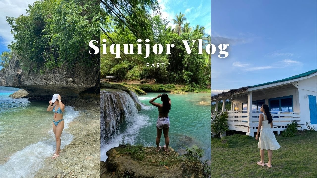 Siquijor Travel Vlog | Food trips, Cambugahay Falls, and Salagdoong beach ⛴️