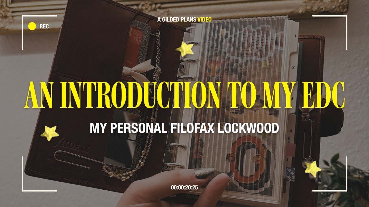 How I Plan My Life  🦢✨ | Inside My Personal Filofax Lockwood (EDC Planner Flip-Through)