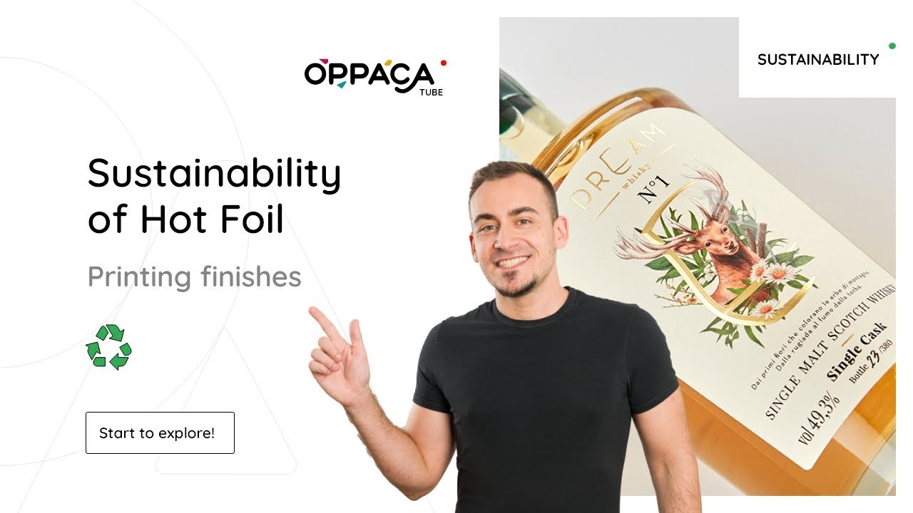 Hot foil and sustainability: printing finishes