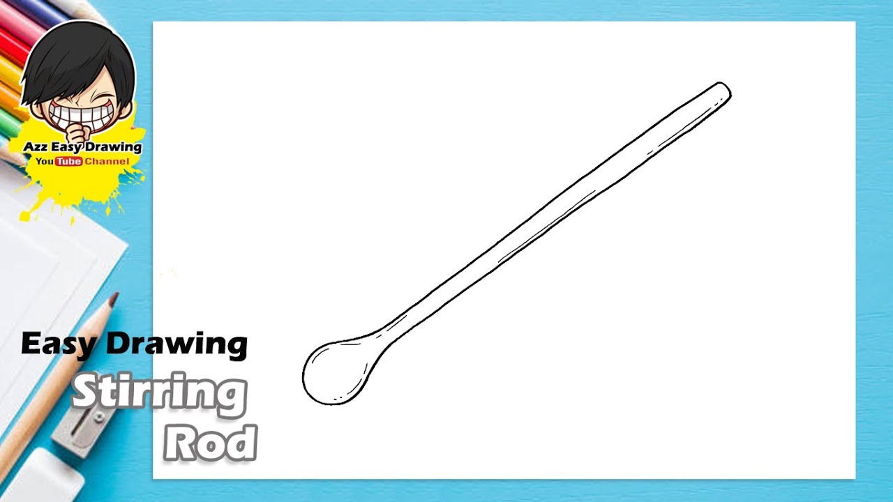 Easy Drawing Stirring Rod