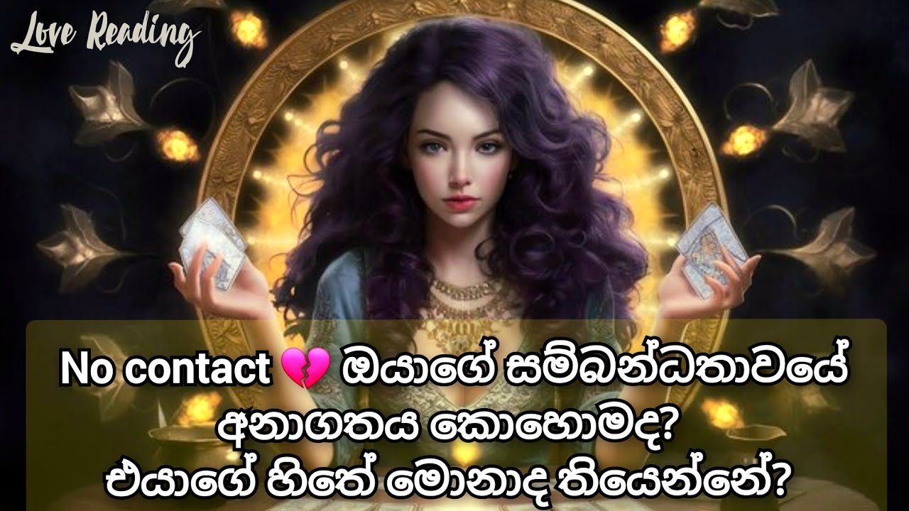 No contact ඔයාගේ සම්බන්ධතාවයේ අනාගතය 💔🥀, Ex, Crush love reading #tarotsinhala