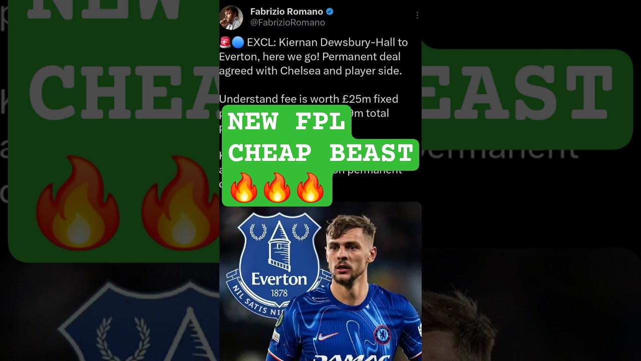 NEW FPL CHEAP BEAST 👀🔥 #fpl #everton #chelsea