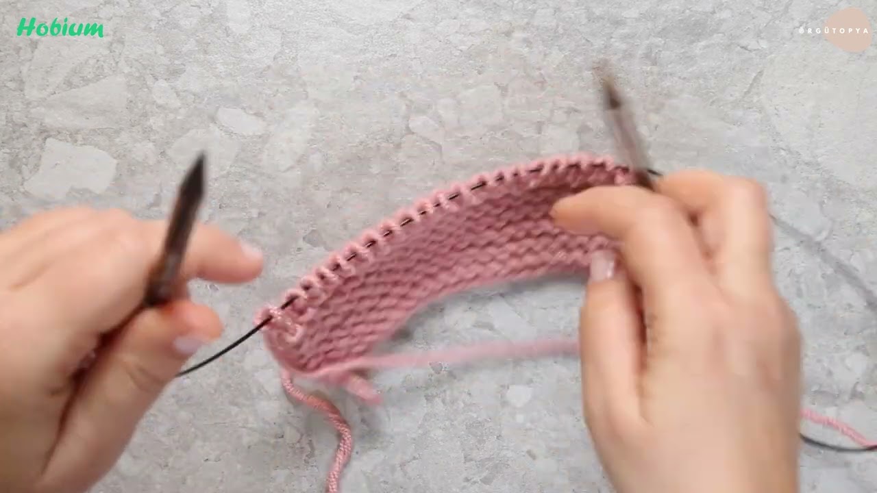 &Ouml;rg&uuml; Eğitimi - B&ouml;l&uuml;m 12/ Haraşo &Ouml;rg&uuml;s&uuml; (Garter Stitch)