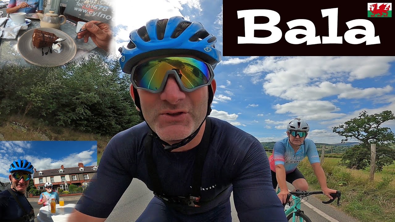 Cycling to the Y Cyfnod cafe & Bistro in Bala. I'm a cyclist and I live in the Pennines