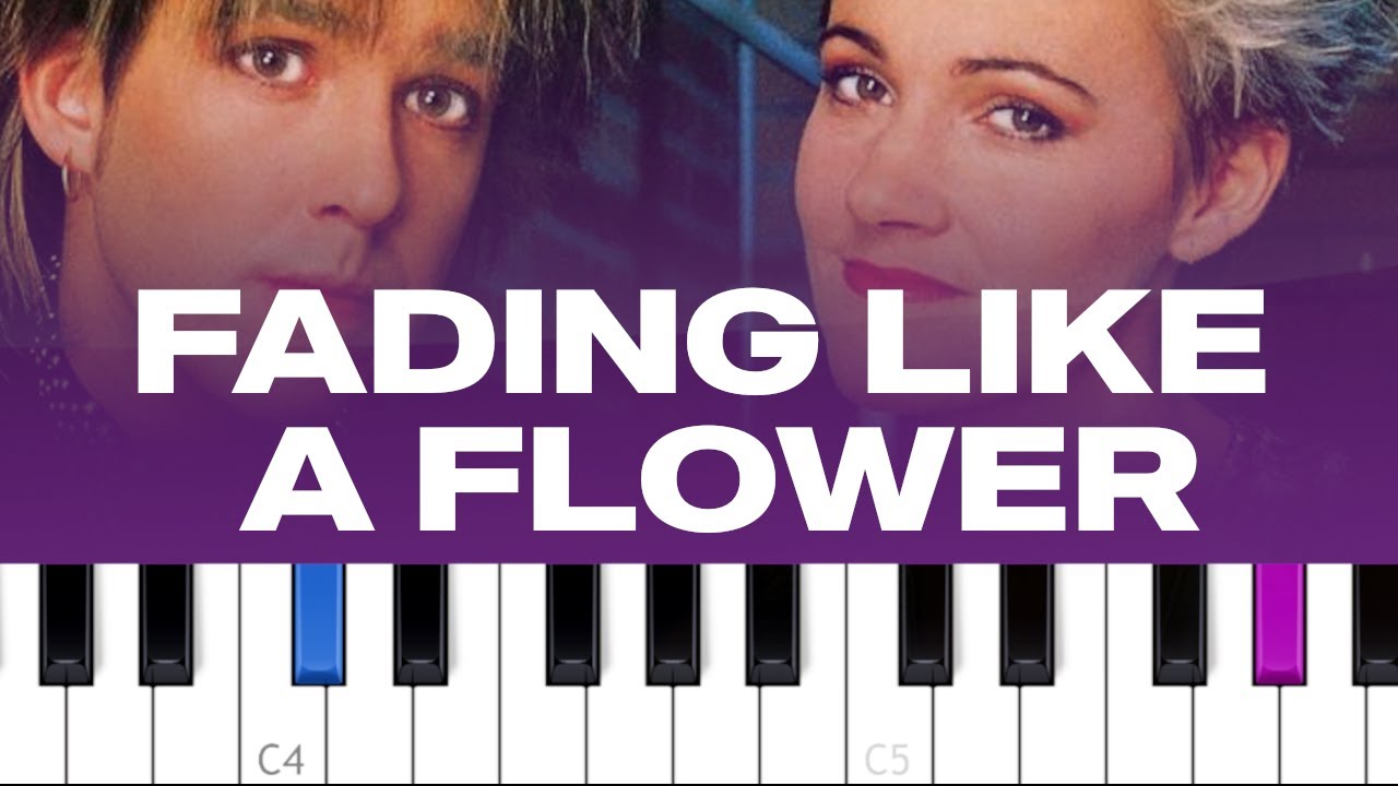 Roxette - Fading Like A Flower (piano tutorial)