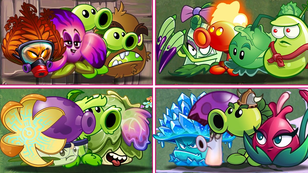 PvZ 2 - Random Team - Plant Four Team  Vs Zombie Team - What Team will win ?
