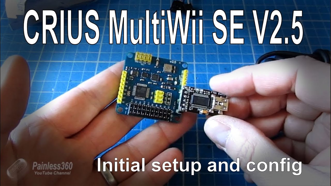 (1/7) CRIUS MultiWii SE V2.5 Board - Initial setup and configuration
