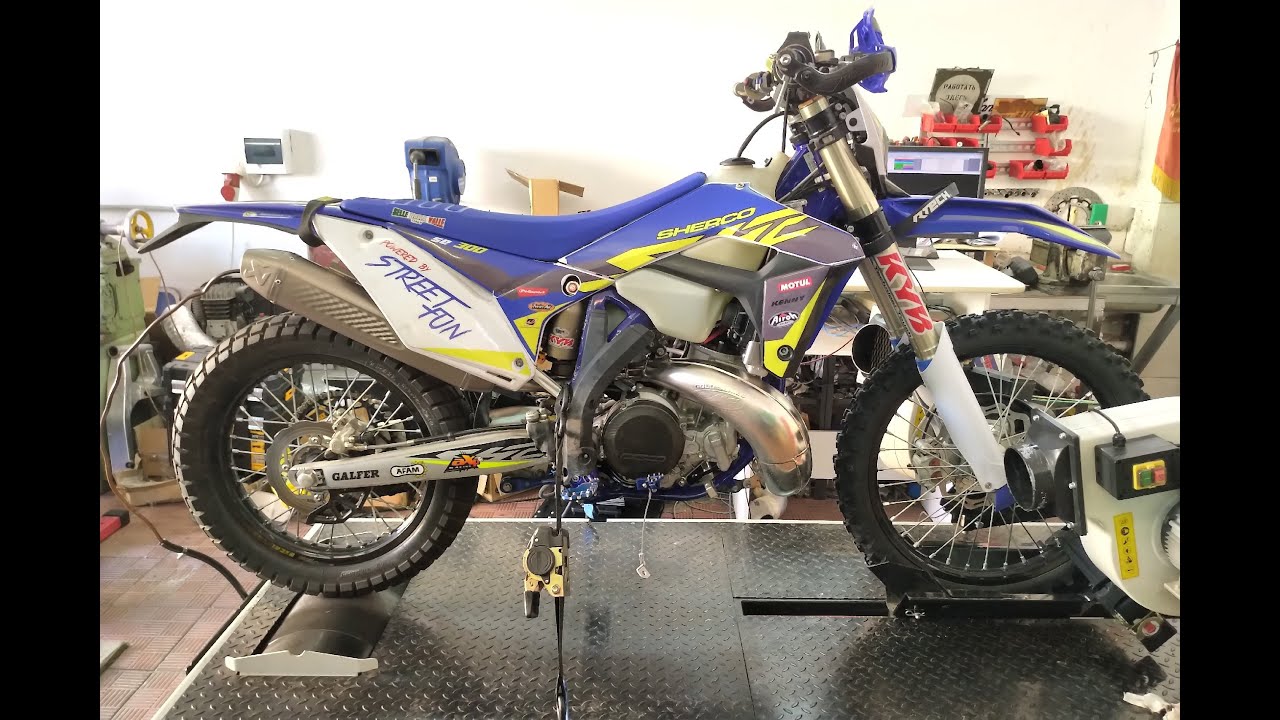 Sherco SE-R 300 Smart Carb tests.