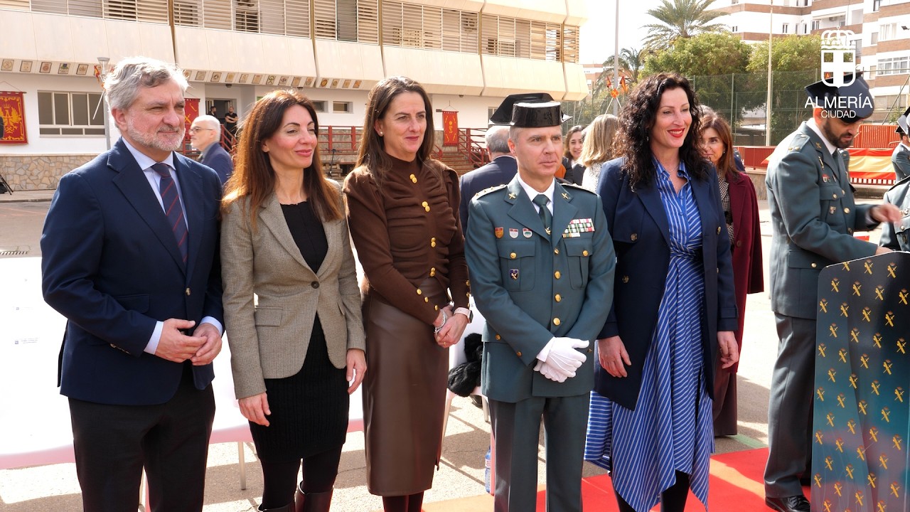 Acto de toma de posesión del coronel Jefe de la Comandancia de Almería, José Antonio Carvajal Cantar