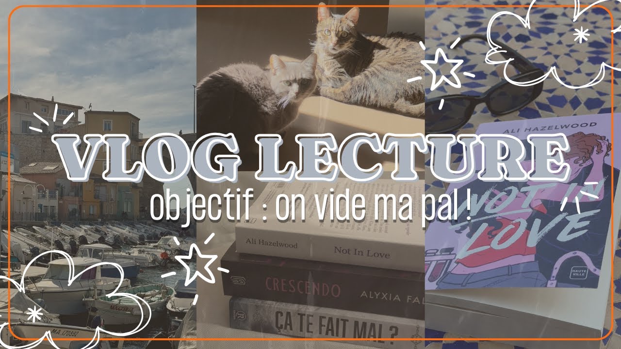 VLOG LECTURE ⎪Objectif : on vide ma pal avec 3 livres (dont un gros coup de &hearts;️) !! 📚