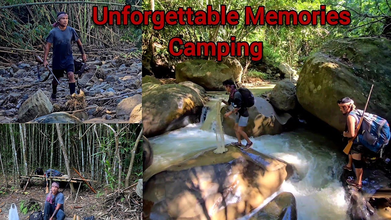 Memories 1night camping with Two brothers// Hunting & fishing // Cook & Eat in Riverside @youngls