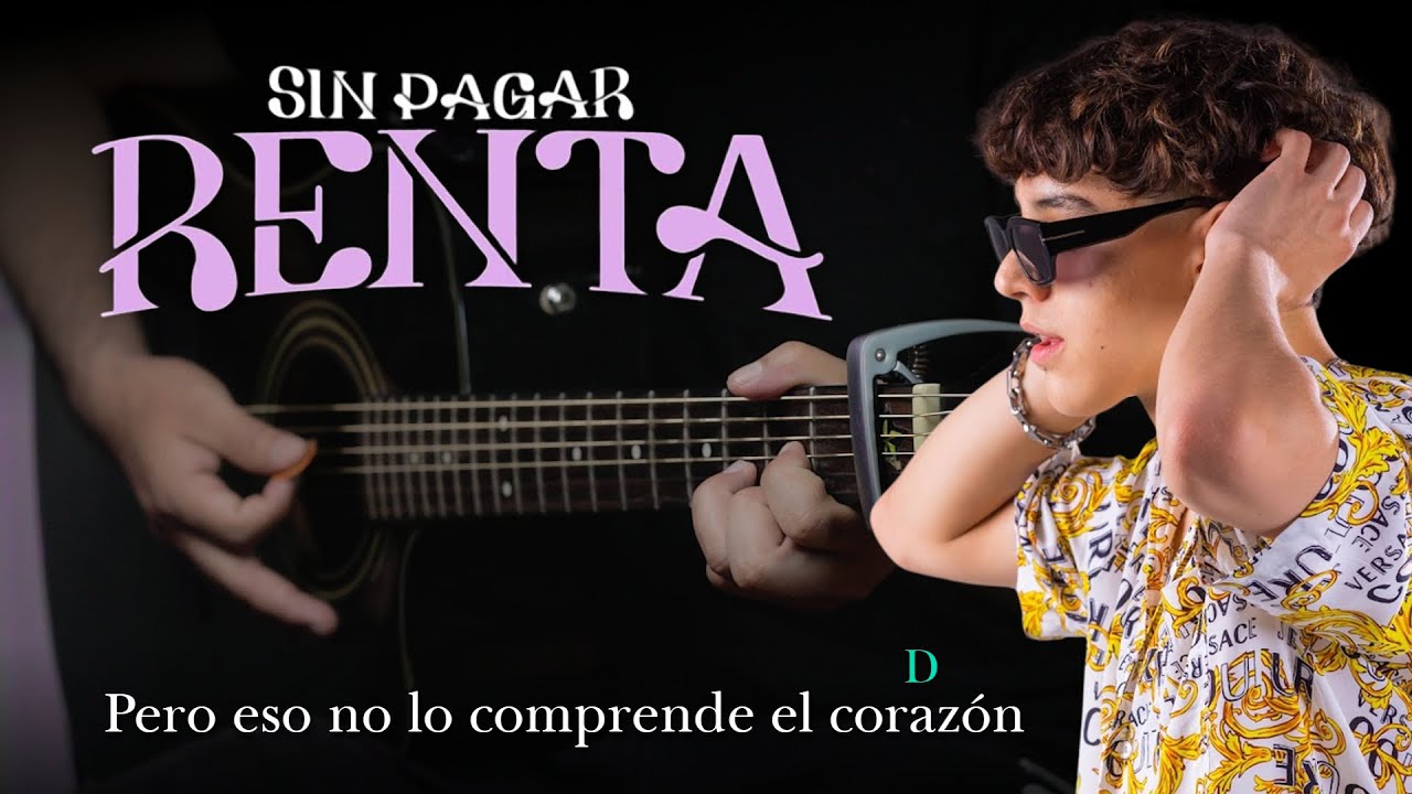 Xavi - Sin Pagar Renta | Tutorial GUITARRA Acústica | Letra y Acordes | GuitarEP