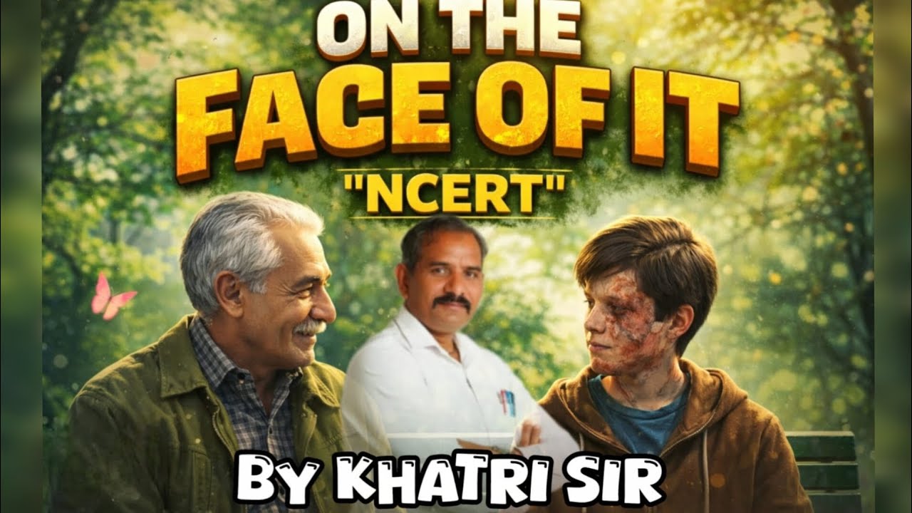 On The Face Of It | class 12 | vistas | summary | question answer | khatri Sir | 