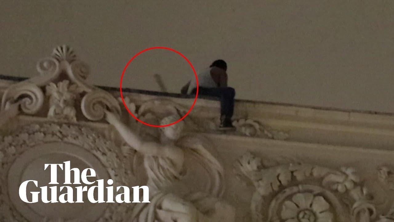 Police break into Bahrain embassy after protester fears being thrown off roof