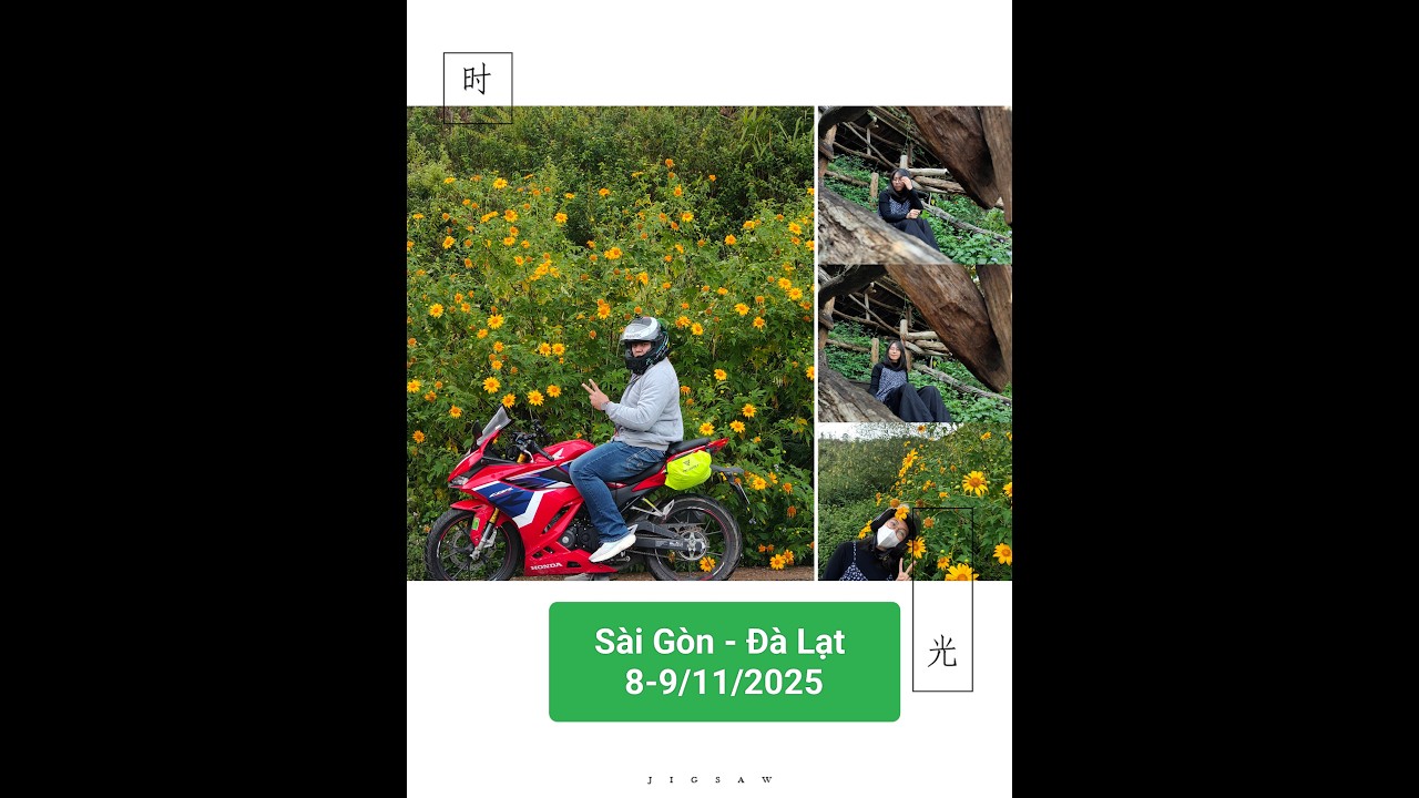 Đi chơi Sài Gòn - Đà Lạt góc setup cam mới | CBR150R