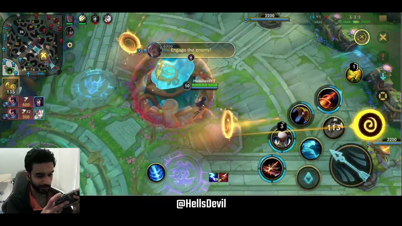 Caitlyn vs Super Counter Comp... - Геймплей Wild Rift HellsDevil Plus