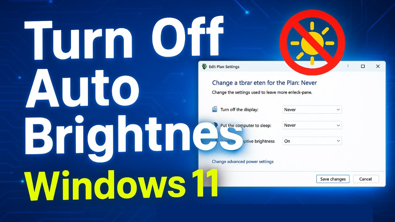 Отключите автоматическую регулировку яркости в Windows 11 (за 40 секунд)