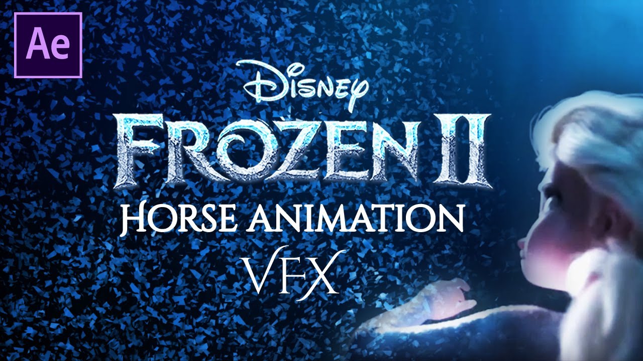 Frozen 2 Horse Animation | After effect Tutorial | Murphysky