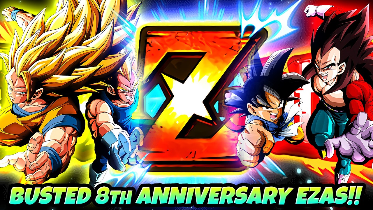 🔥🔥🔥🔥🔥🔥🔥🔥 BREAKING NEWS!! UTTERLY BROKEN 8th ANNIVERSARY LR EZAs!!! Full Info | DBZ Dokkan Battle
