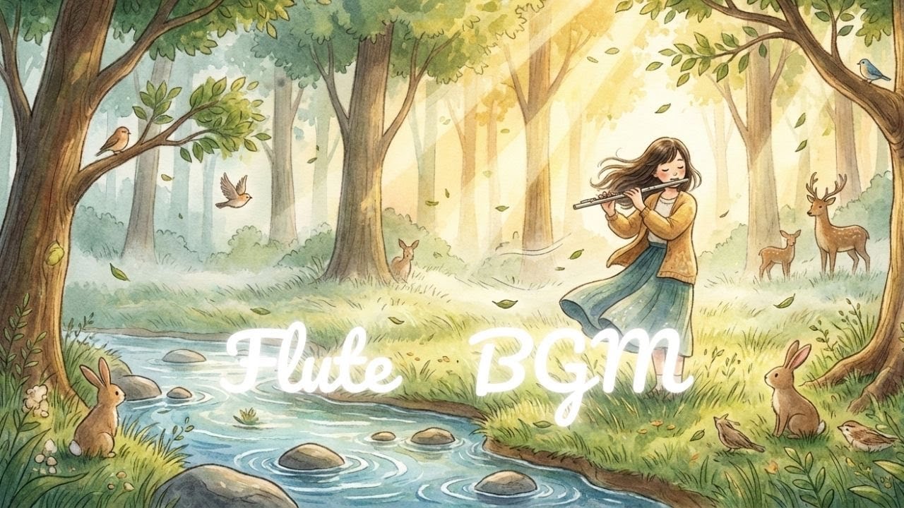 【Flute BGM】A Gentle Moment in the Forest