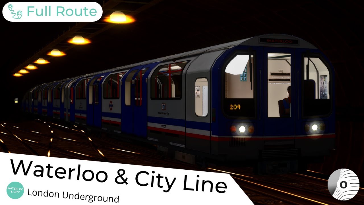 OpenBVE - WATERLOO & CITY LINE in a CLASS 482 (London Underground) | Waterloo to Waterloo