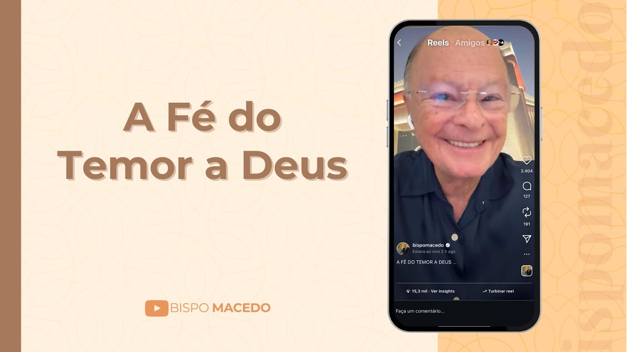 A F&eacute; do Temor a Deus - Medita&ccedil;&atilde;o Matinal 20/08/25