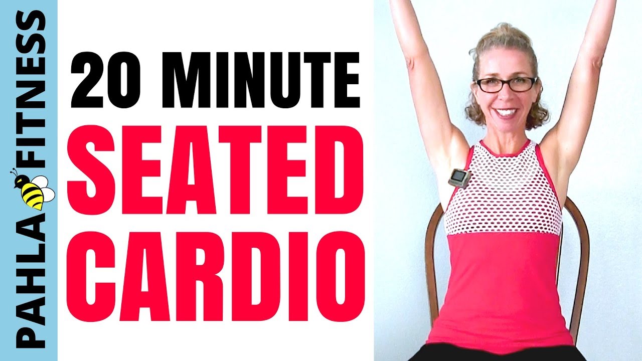 SEATED SWEAT | Effective 20 Minute NO IMPACT All CARDIO Fat Burning HIIT Workout in a CHAIR