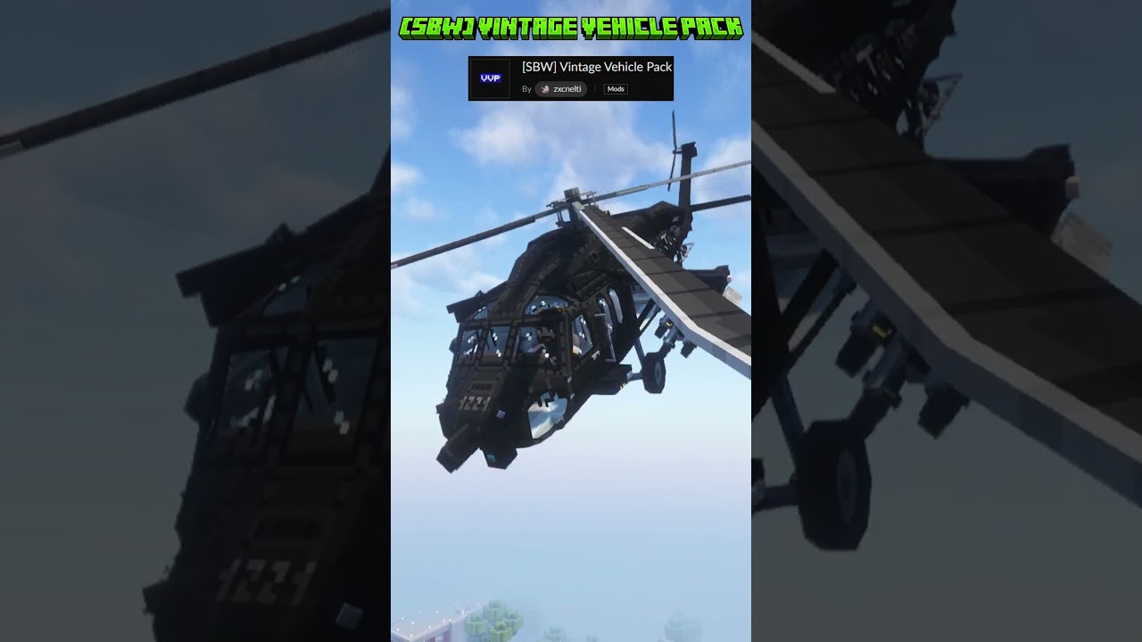 Minecraft Top 30 Military Mods ! #11 #shorts #minecraft