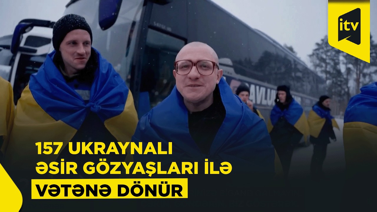 Ukraynalı əsirlər göz yaşları ilə doğmaları ilə danışdılar