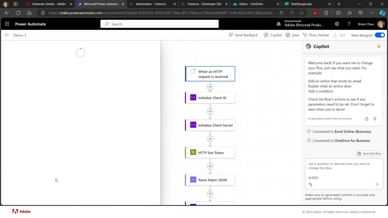 3 - Automate with Adobe Firefly APIs and Power Automate