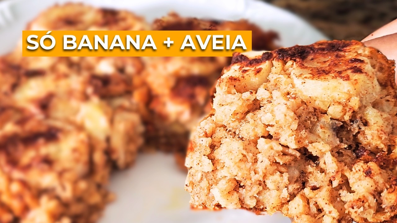 Bolo de Banana e Aveia Delicioso na Airfryer — Saudável e Muito Fácil!