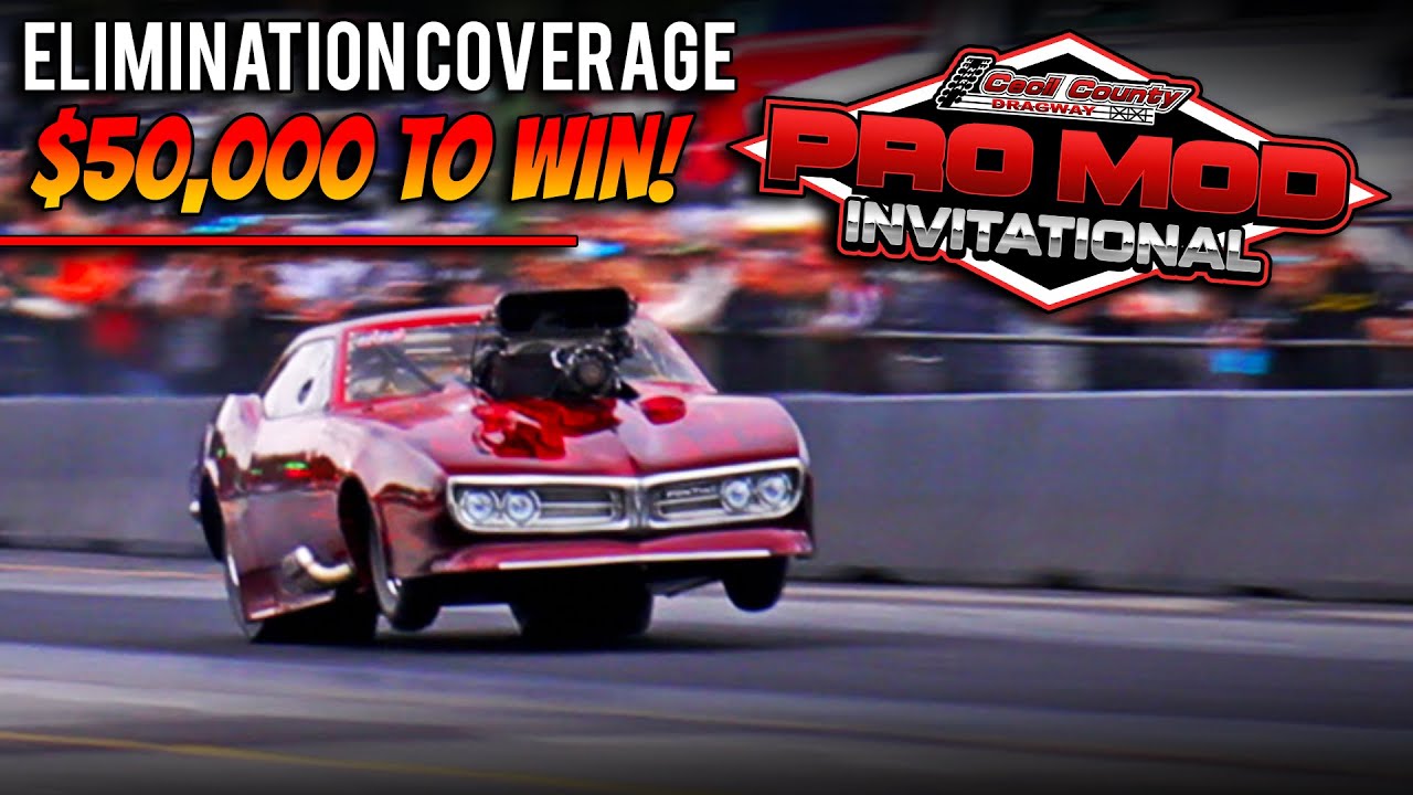 $50,000 to Win - Cecil County Dragway Pro Mod Invitational - Elimination Coverage!