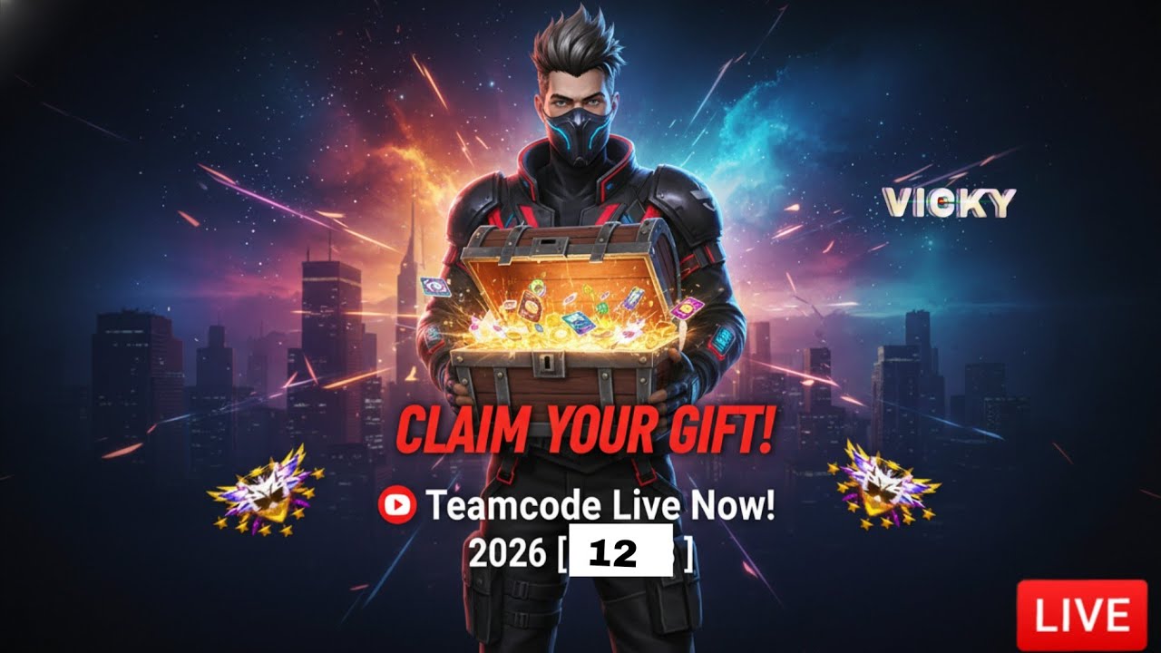 CLAIM YOUR GIFT! 🔴 Teamcode Live Now! 2026 [ day 12 ]