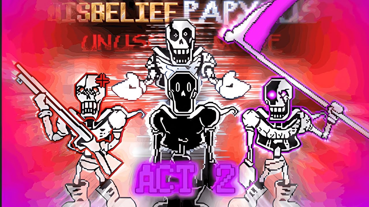 UnderTale Disbelief Papyrus Unusual Mode Part 2 Full UST