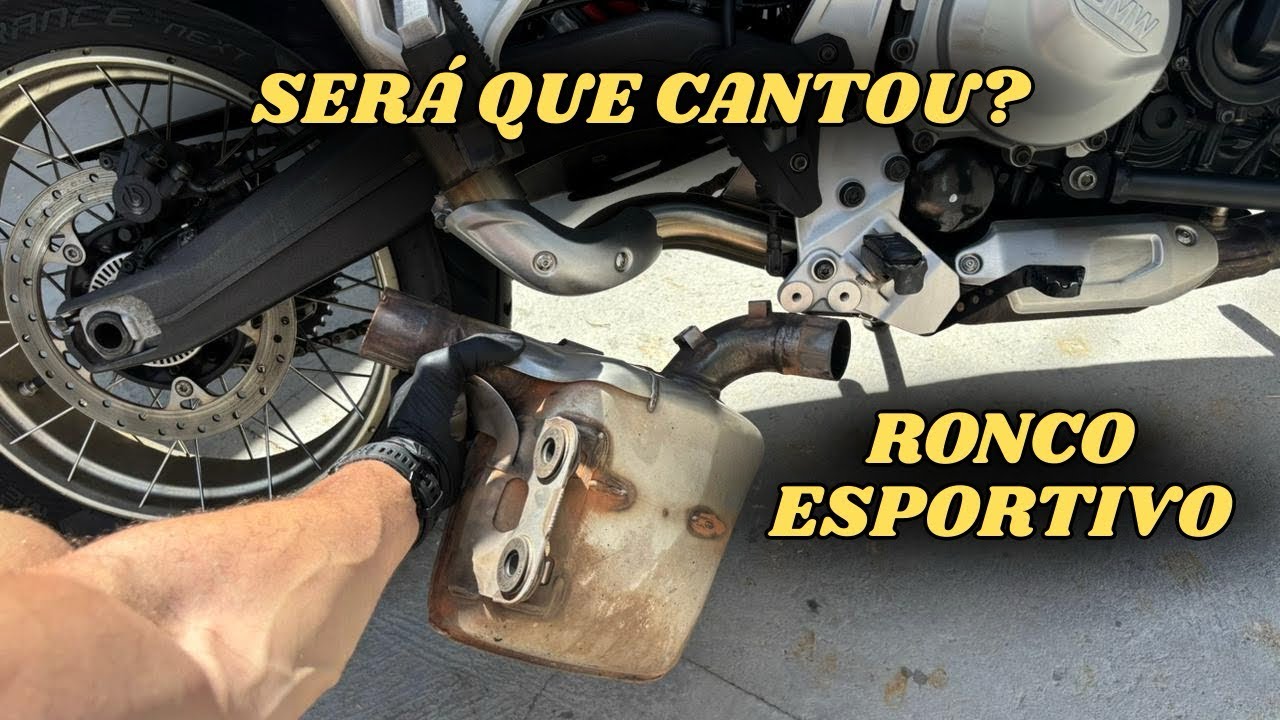 Coloquei link pipe na BMW F850gs | Antes e depois 